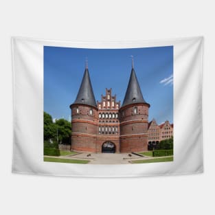 Holsten Gate, Luebeck, Schleswig-Holstein, Germany, Europe Tapestry