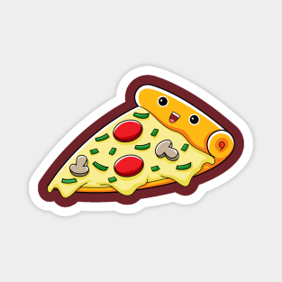 Cute Pizza Magnet