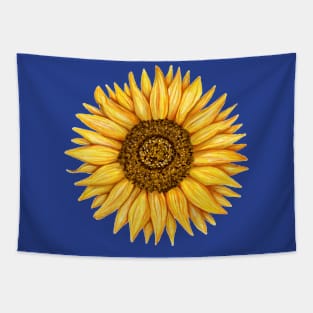 Sunny Yellow Sunflower Tapestry