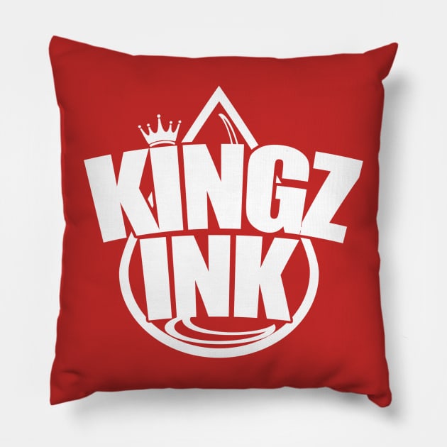 Kingz Ink Throwback Logo Tee Pillow by Kingz Ink