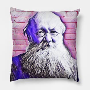 Peter Kropotkin Pink Portrait | Peter Kropotkin Artwork 7 Pillow