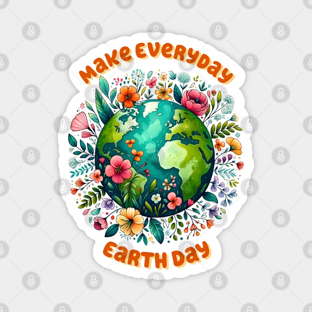 Make Every day Earth Day Magnet by MZeeDesigns