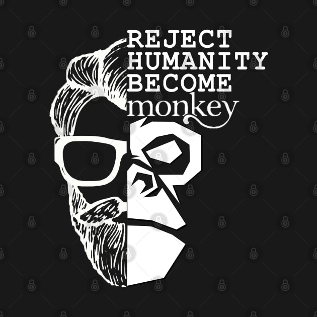 Reject Humanity Become Monkey by Omarzone