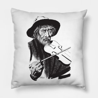 Gaucho Violinist by PPereyra Pillow