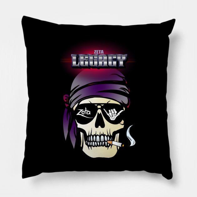calavera legacy Pillow by CathyGraphics