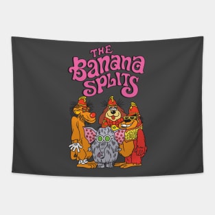 The Banana Splits Illustration Tapestry