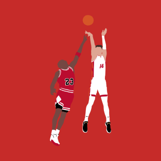 Tyler Herro Jumpshot over Michael Jordan T-Shirt