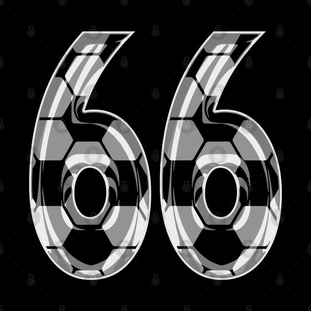 Soccer Number 66 Soccer Jersey #66 Soccer Mom Player Fan by TeeCreations