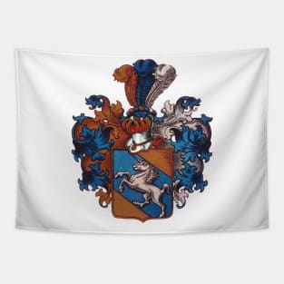 Shedenhelm Family Crest Tapestry