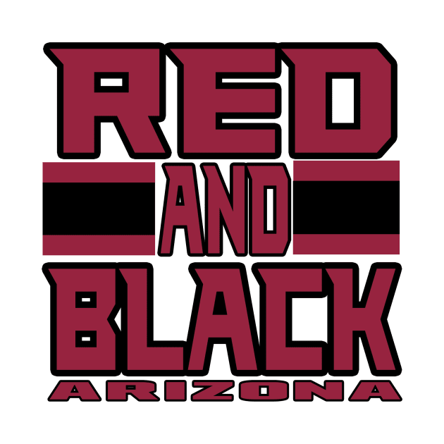 Arizona LYFE Red and Black True Football Colors! by OffesniveLine