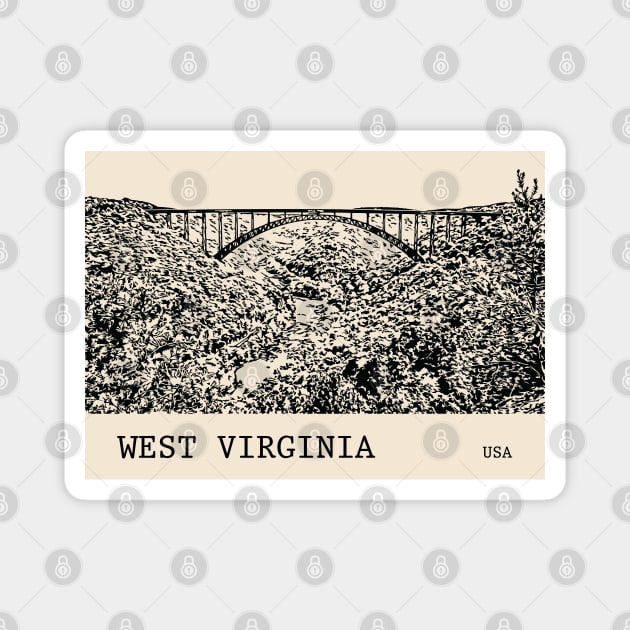 West Virginia USA Magnet by Lakeric