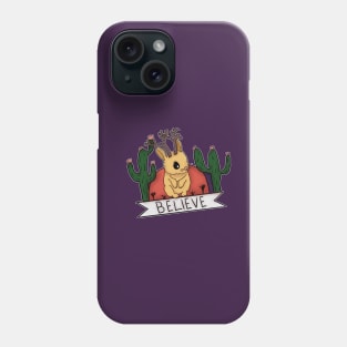 Jackalope: Believe Phone Case