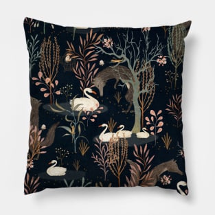 Black Forest stamp Pillow