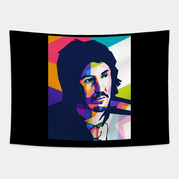 John Bonham Pop Art Tapestry by Dethector