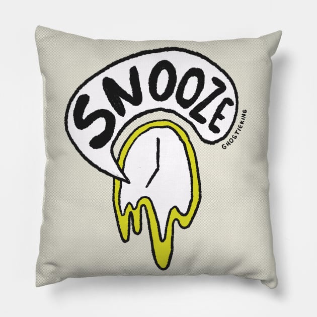 Snooze Pillow by ghostieking