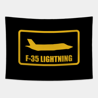 F-35 Lightning Patch Tapestry