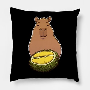 Capybara Durian Fruit Pillow