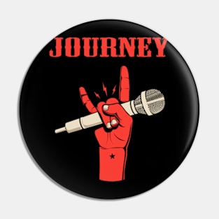 JOURNEY BAND BAND Pin