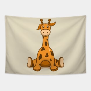 happy giraffe Tapestry