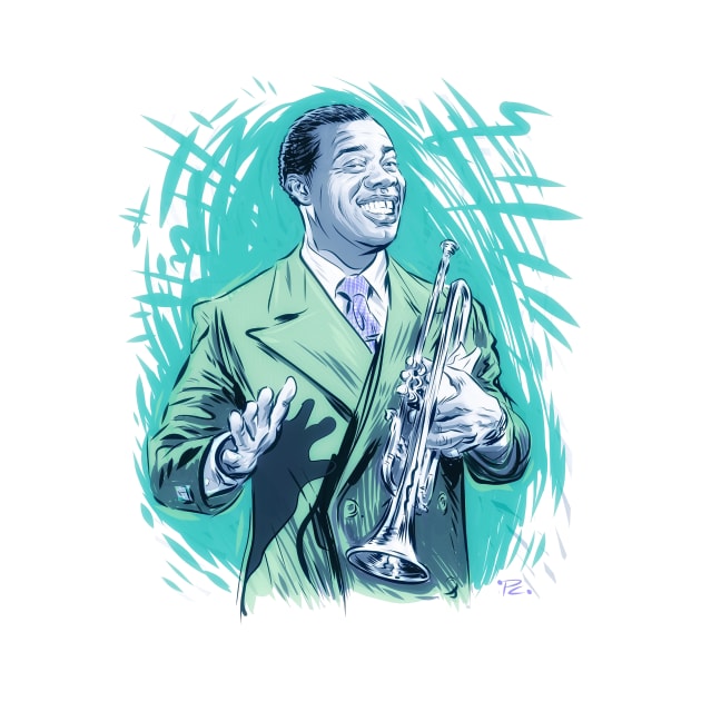 Louis Armstrong - An illustration by Paul Cemmick by PLAYDIGITAL2020