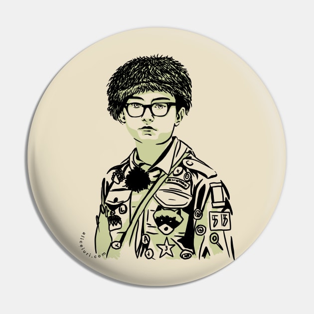 Moonrise Kingdom Pin by Alice Iuri