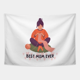 Best knitting mom ever Tapestry