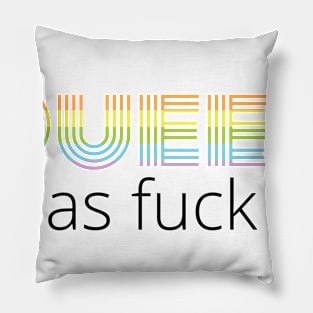 Gay lgbtq trans queer pride Parade rainbow gift Pillow