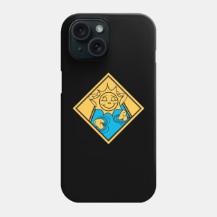 Sun Bather Yield Sign Phone Case