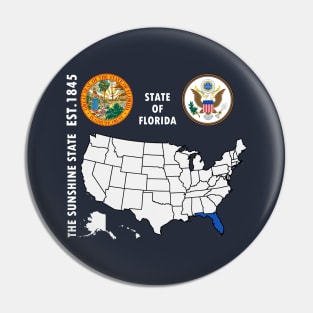 State of Florida Pin