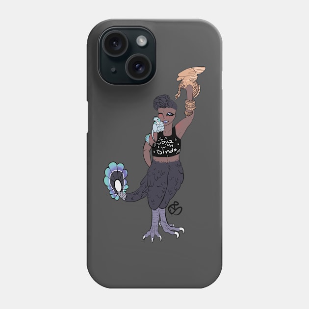 Jazzmine - Jazz with Birds :: Imaginary Creatures Phone Case by Platinumfrog