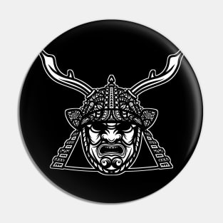 Samurai Kabuto Helmet Tribal Pin