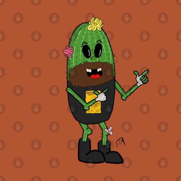 A Cactus Named Jack by Foxtrotmadlyart