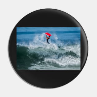 Bodyboarder in action Pin