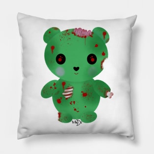 Zombie bear v2 Pillow