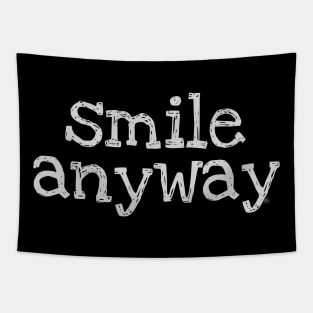 Smile Anyway - Light Letters Tapestry