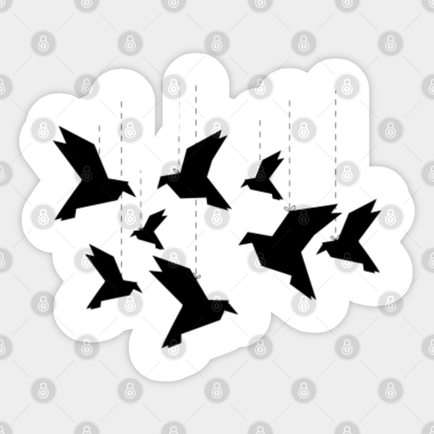Origami japanese culture - Origami - Sticker | TeePublic AU
