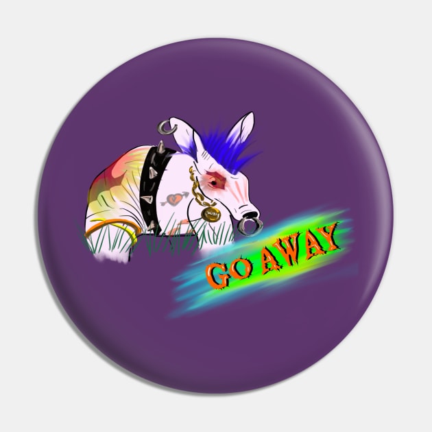 Go Away! Pin by skrbly