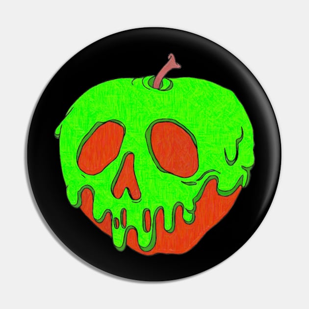 Poison Apple Pin by cannibaljp