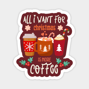 Christmas Coffee Magnet