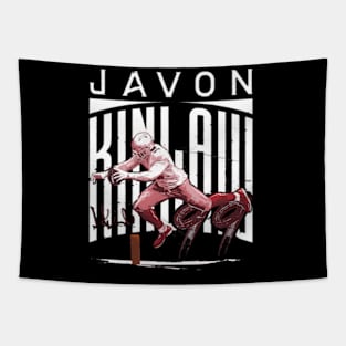 Javon Kinlaw San Francisco Goal Line Tapestry