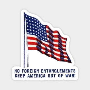 1930s Keep America Out of War! Magnet