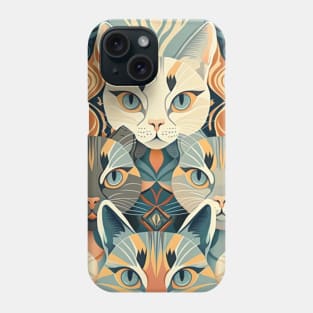 Nouveau Cat Design Phone Case