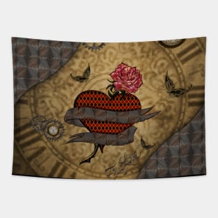 Steamgearspunk, wonderful heart Tapestry