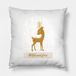 wild and free Pillow