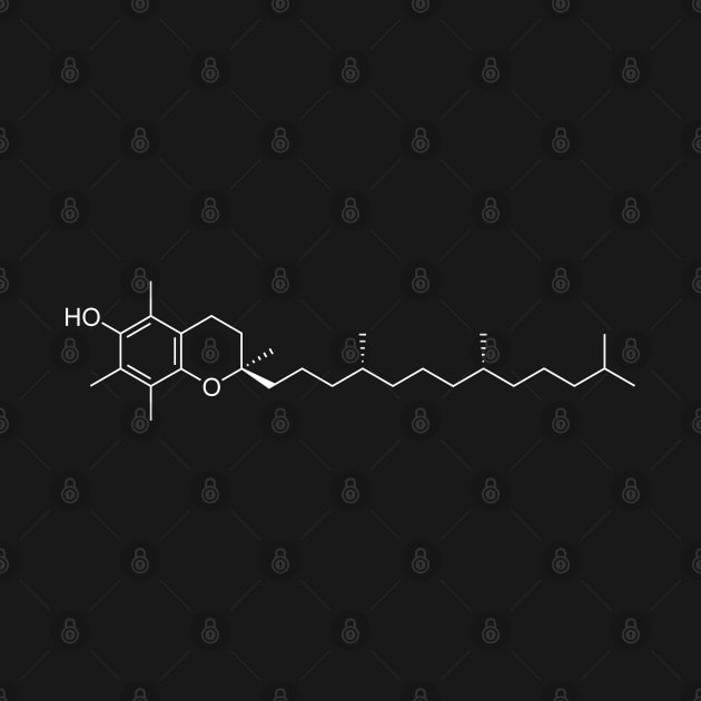 Vitamin E Alpha Tocopherol C29H50O2 by Zeeph