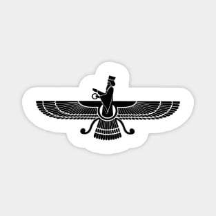 Faravahar - Zoroastrian symbol design -Zoroastrianism religion Magnet