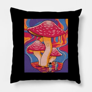 Interstellar Mushroom Travel by Tobe Fonseca Pillow