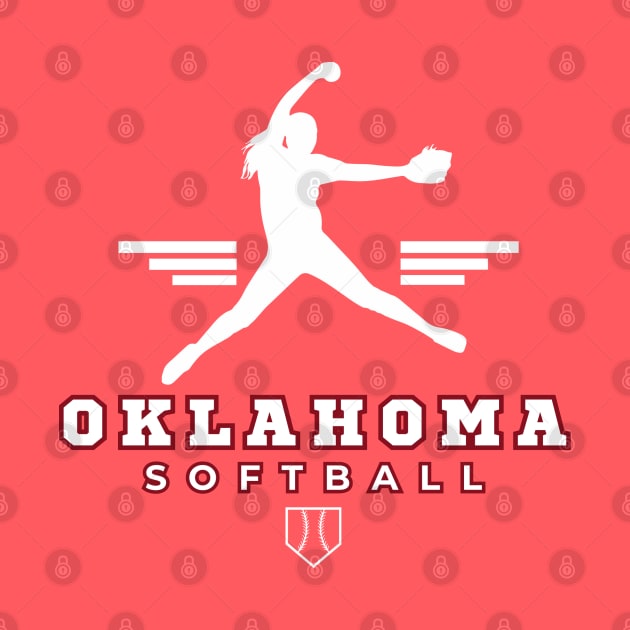 Oklahoma Sooners University Softball by College Town Apparel