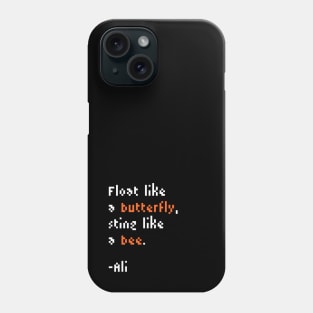 Boxing Quote MA 2 Phone Case