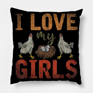 I love My Girls chicken Pillow